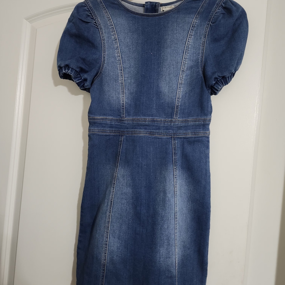 Habitual Indigo Denim Dress